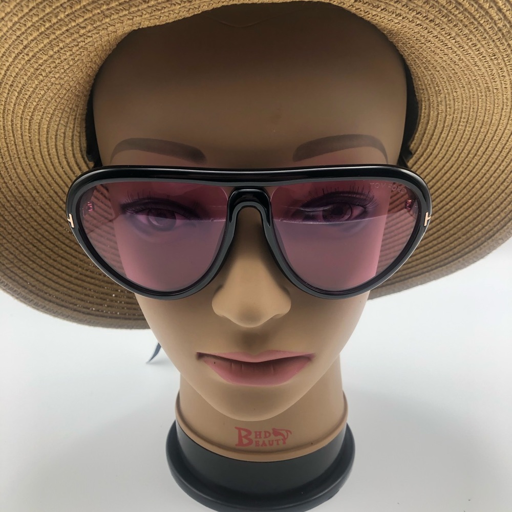 Tom Ford Sunglasses - black frames w/pink lenses
